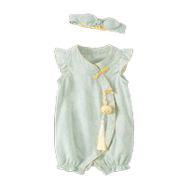David Bella baby clothes 2024 new summer clothes newborn cool jumpsuit female treasure national style Hanfu girls