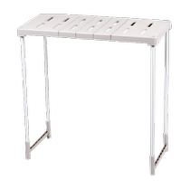 Korean imported retractable storage rack kitchen cabinet wardrobe layered storage rack home nail-free easy to disassemble and organize