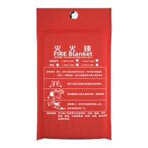 Fire extinguishing blanket household kitchen fire certified commercial national standard nano silicone fiberglass double layer fire cape type