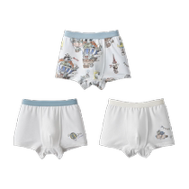 (New product) Manxi childrens underwear Modal Tiancha boys antibacterial breathable baby boxer shorts