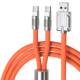 Data cable dual Typec bold one to two fast charging