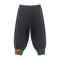 Superpower Friend Maradin Childrens Boys and Girls New Autumn Clothes Comfortable and Fun Patch Threaded Trousers