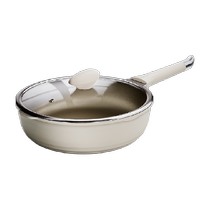 SOWE plain titanium pan non-stick pan household steak frying pan fried egg frying pan induction cooker gas stove special
