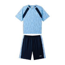 Zuoxi childrens clothing boys summer suit summer 2024 new childrens quick-drying sports short-sleeved T-shirt two-piece set thin
