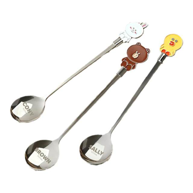 Stainless steel long handle spoon