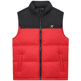 特步童装秋冬新款儿童外套男童保暖羽绒马甲中大童防寒服外穿冬装