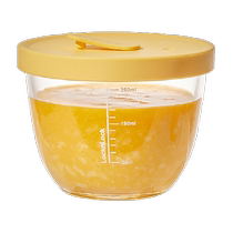 Lock&Lock complementary food box glass fresh-keeping box with lid fruit box baby retortable steamed egg bowl baby complementary food bowl