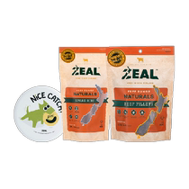 ZEAL New Zealand imported dog snacks veal rib filet mignon 125g bone-building and bite-resistant natural teething stick