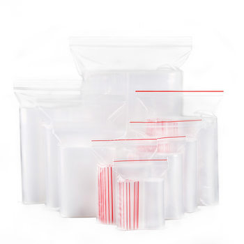 Plastic self-sealed bag transparent small thickened