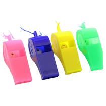 Whistle childrens toy plastic lanyard whistle colorful survival whistle childrens whistle competition cheering referee whistle