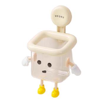 Suction cup waste recycling face towel storage box