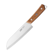 Wang Mazi multifunctional black gold sandalwood handle household stainless steel kitchen meat cutting knife official 1 piece