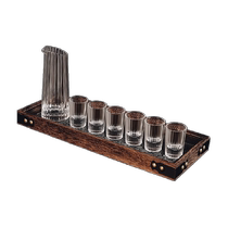 Genasi white wine glass set crystal glass wine divider small wine glass high-end Chinese wine set creative