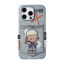 POPMART KUBO JEANS series mobile phone cases iPhone 14 15 Pro Max peripherals