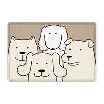 Dajiang entrance door floor mat door foot mat entrance door entrance hall wire circle cartoon household mat non-slip floor mat