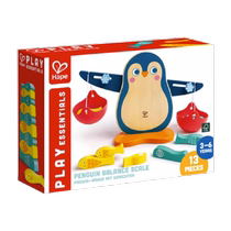 Hape little penguin balance childrens toy math scale enlightenment number addition and subtraction arithmetic baby puzzle 3-6 years old