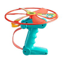 babycare children bamboo dragonfly pistol frisbee flying saucer ejection rotating top outdoor flying toy