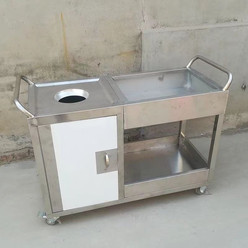 不锈钢收残车：厨房里的高效得力助手