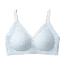 YEEHOO Yings maternity nursing bra anti-sagging push-up thin large size front button lace bra autumn and winter