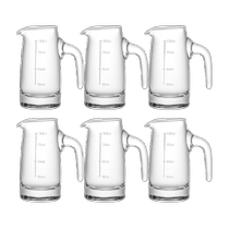 Cliton white wine cup wine divider wine pourer home with scale wine jug small wine cup 100ml*6 piece set