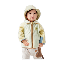 Balabala childrens coats boys clothes girls tops 2024 new autumn clothes baby clothes fashionable