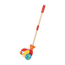 hape Lily bird music push push music baby toddler push rod toy fun learning to walk single pole stroller 1 year old