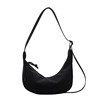 Mini bag for women 2026 new trendy versatile sports student shoulder messenger bag lightweight canvas dumpling bag