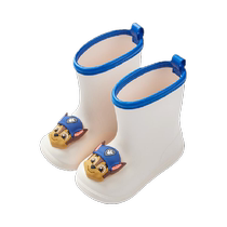 Paw Patrol childrens rain boots for boys with velvet and removable boys winter water shoes for toddlers to go to school for babies and children