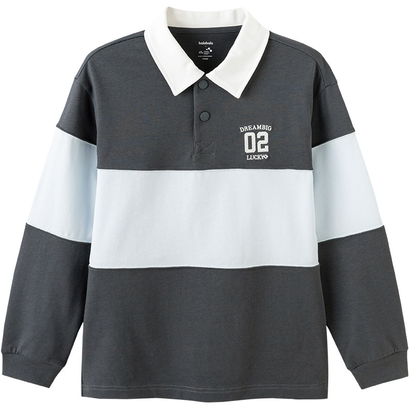 Balabala boys polo shirts big kids cotton tops