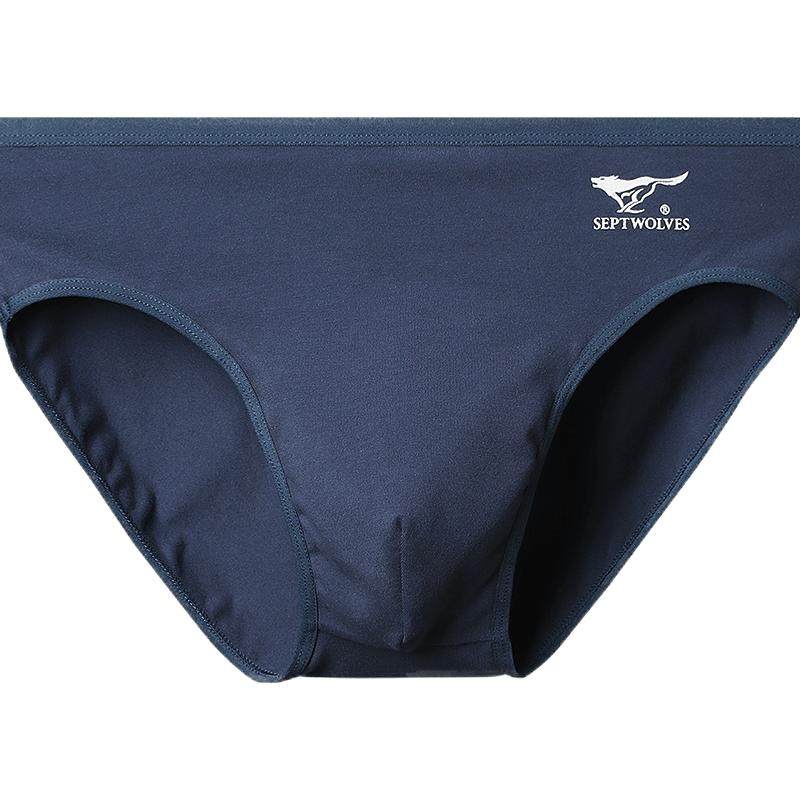 Seven Wolf underwear pure cotton antibacterial breathable briefs men
