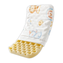Betis childrens pillow silicone pillow 3 months to 6 years old breathable and shaped baby pillow kindergarten suitable for all seasons