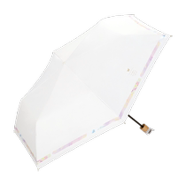 Wpc Symphony Striped Umbrella Vinyl Sunscreen Umbrella Folding Parasol Womens Anti-UV Sunscreen Sun Umbrella