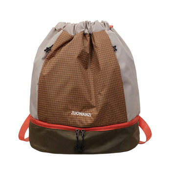 Portable swimming bag, large capacity dry and wet separation sports bag