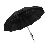 Zuodu fully automatic storm-resistant special umbrella for men enlarged thickened and reinforced business foldable high-end for both rain and shine