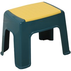 Thick plastic stool Step foot bench Furnishing dwarf stool Children's stool bathroom anti -sliding rubber stool shoe stool square stool