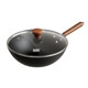 There is a titanium iron non-stick wok - non-stick and stainless, no need to maintain it
