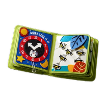 babycare baby educational early education enlightenment baby learning unbreakable cloth book toys one-year-old gift 0 to 1 years old