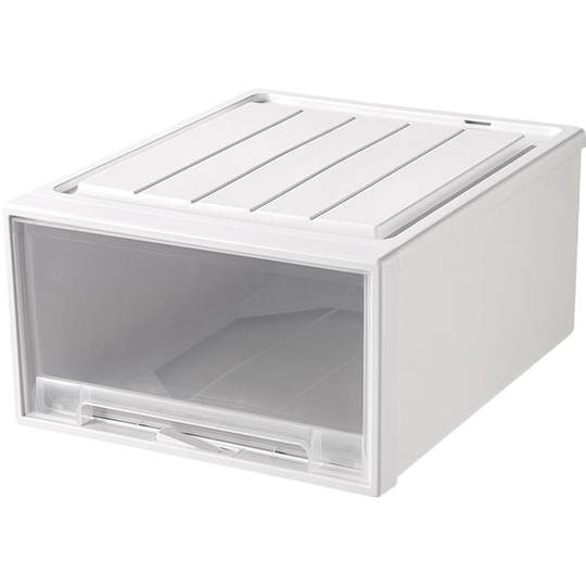 Drawer type plastic storage box combination storage cabinet
