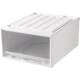 Drawer type plastic storage box combination storage cabinet