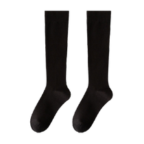 Cotton Bamboo House Calf Socks Womens Spring and Summer 100% Slim Leg Pressure Socks Womens Mid-Tube Pure Cotton Yarn Long Socks