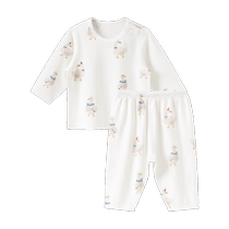 Good Bear Men and Women Baby Underwear Set Home Clothes Baby Split Summer Thin Air Conditioning Clothes Cool Feeling Pajamas