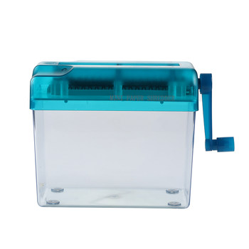 Small office home hand-cranked paper shredder