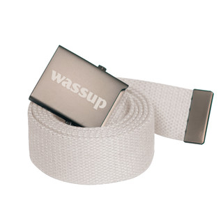 WASSUP belt automatic buckle men's canvas design niche belt young people 2022 women's autumn and winter belt