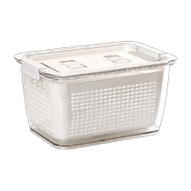 onlycook household vegetable and fruit draining crisper refrigerator special kitchen vegetable and fruit sealed frozen storage box