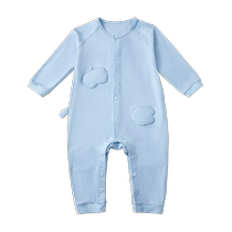 Q21 Tencel antibacterial crawling clothes for newborn babies category A baby one-piece clothes sweat-wicking and breathable spring and summer new ones