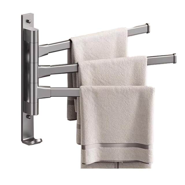 Clothes hanger storage bathroom storage rack