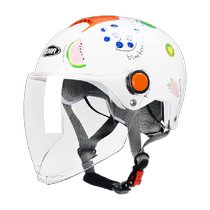 3C certified Mustang childrens helmet girls summer boys summer motorcycle riding half helmet electric vehicle safety helmet