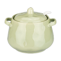 Modern housewife lard tank household high temperature resistant ceramic meat oil tank kitchen oil spicy chili oil special tank