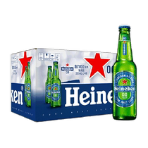 Heineken 喜力啤酒0 03度330ml*24瓶 箱荷兰原装进口