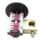Filament six-ring tensioner fine-polished chemical fiber polyester has gloss